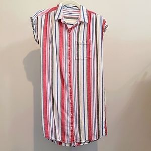 OLD NAVY | Shirt Dress | Small | Linen Blend